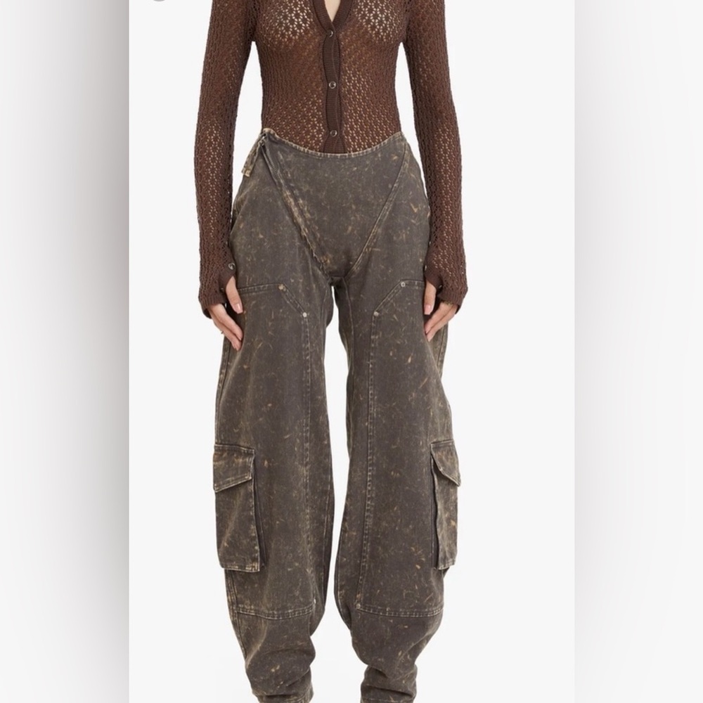 RUVE Korl Wide Leg Cargo Jeans ~ M - Picture 1 of 13